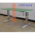 Tables de bureau réglables en hauteur électrique avec 2 cadres en alliage d&#39;aluminium